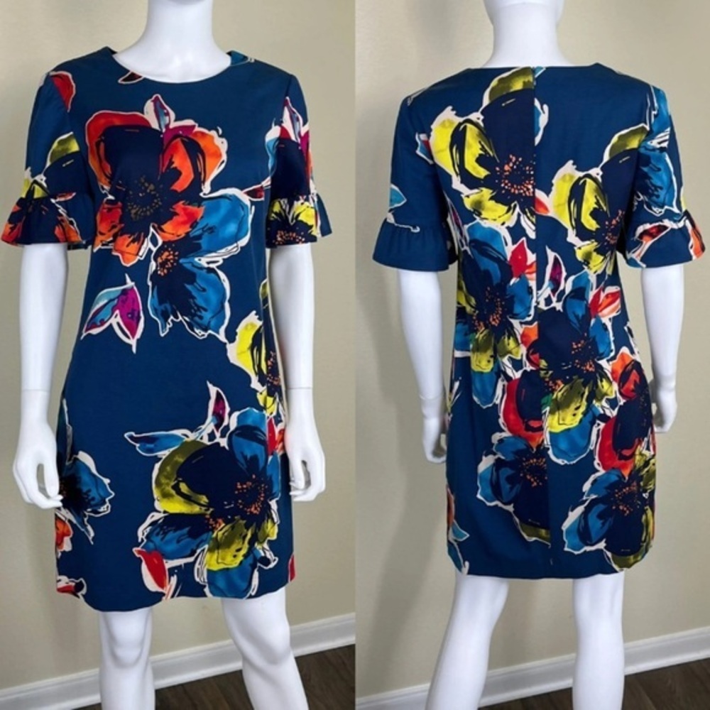 Trina Turk floral dress Sz 10